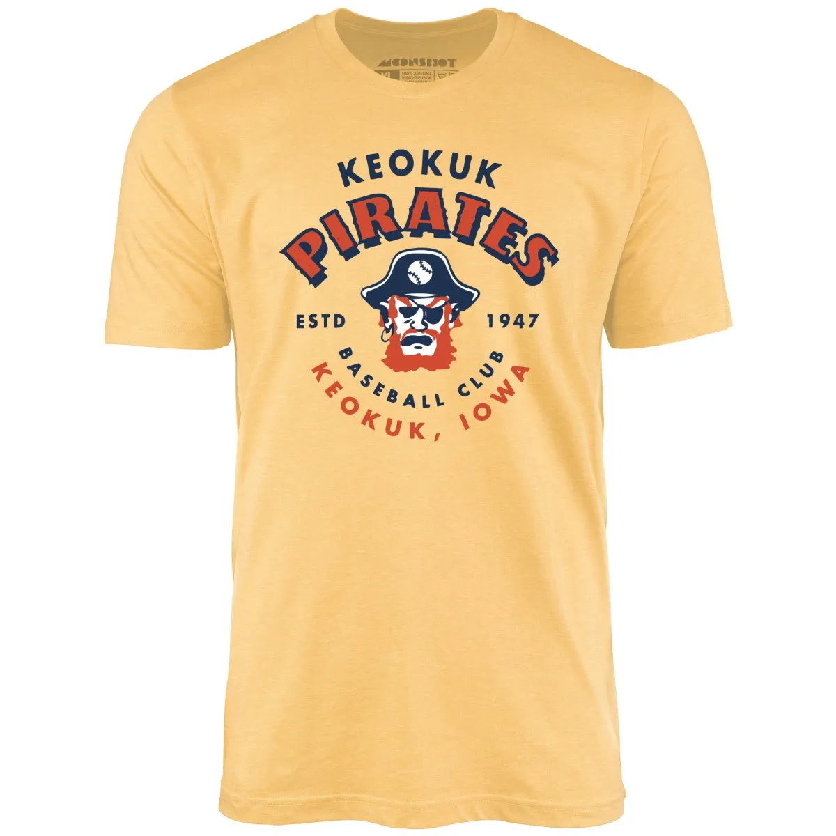 Keokuk Pirates - Iowa - Vintage Defunct Baseball Teams - Unisex T-Shirt