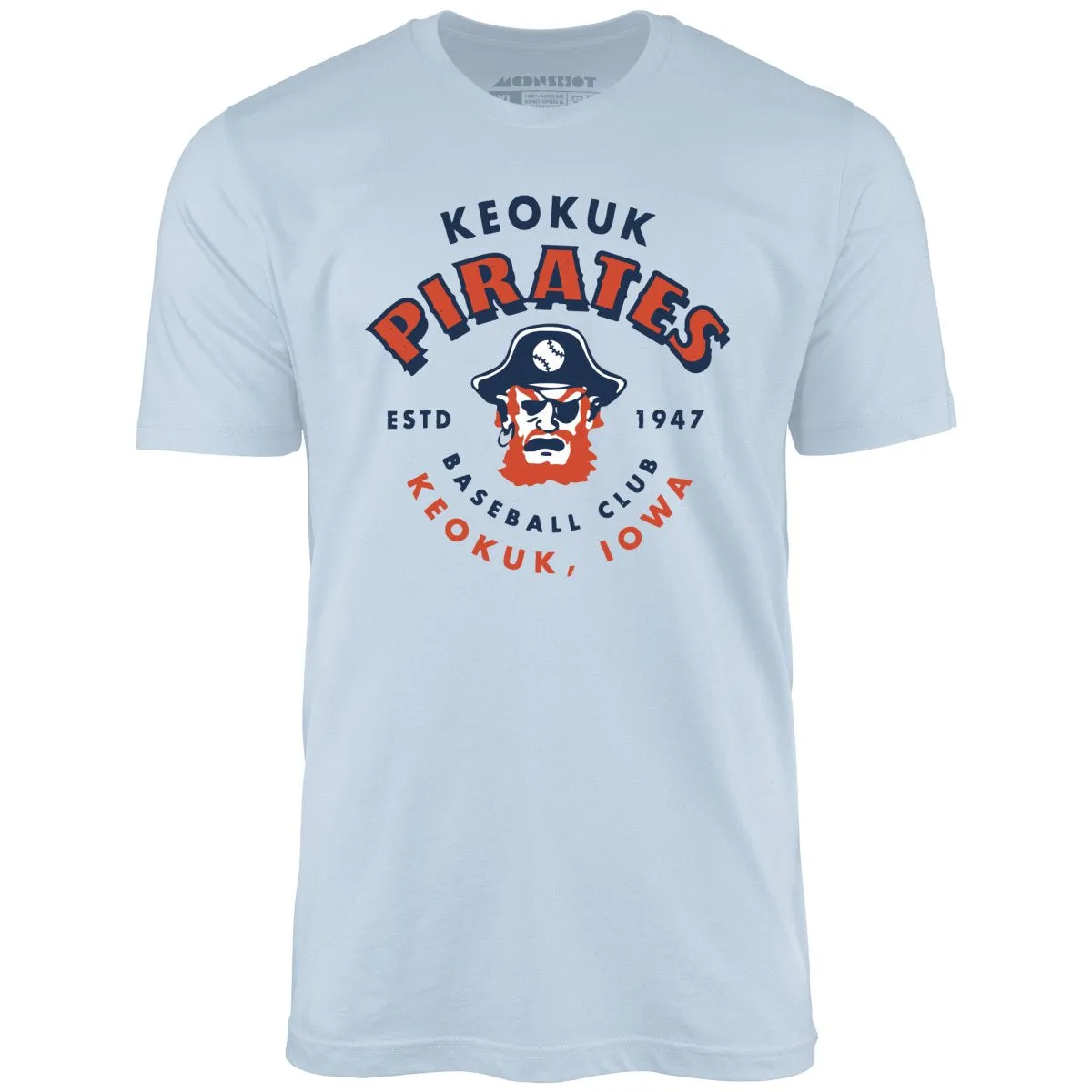 Keokuk Pirates - Iowa - Vintage Defunct Baseball Teams - Unisex T-Shirt