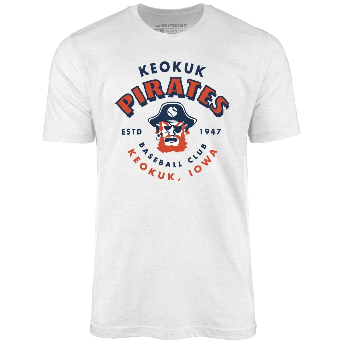 Keokuk Pirates - Iowa - Vintage Defunct Baseball Teams - Unisex T-Shirt