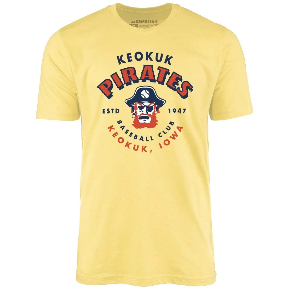Keokuk Pirates - Iowa - Vintage Defunct Baseball Teams - Unisex T-Shirt