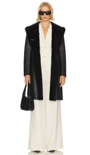 LAMARQUE Abigail Coat in Black