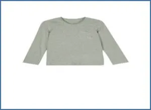 Light Gray Long Sleeve T-Shirt