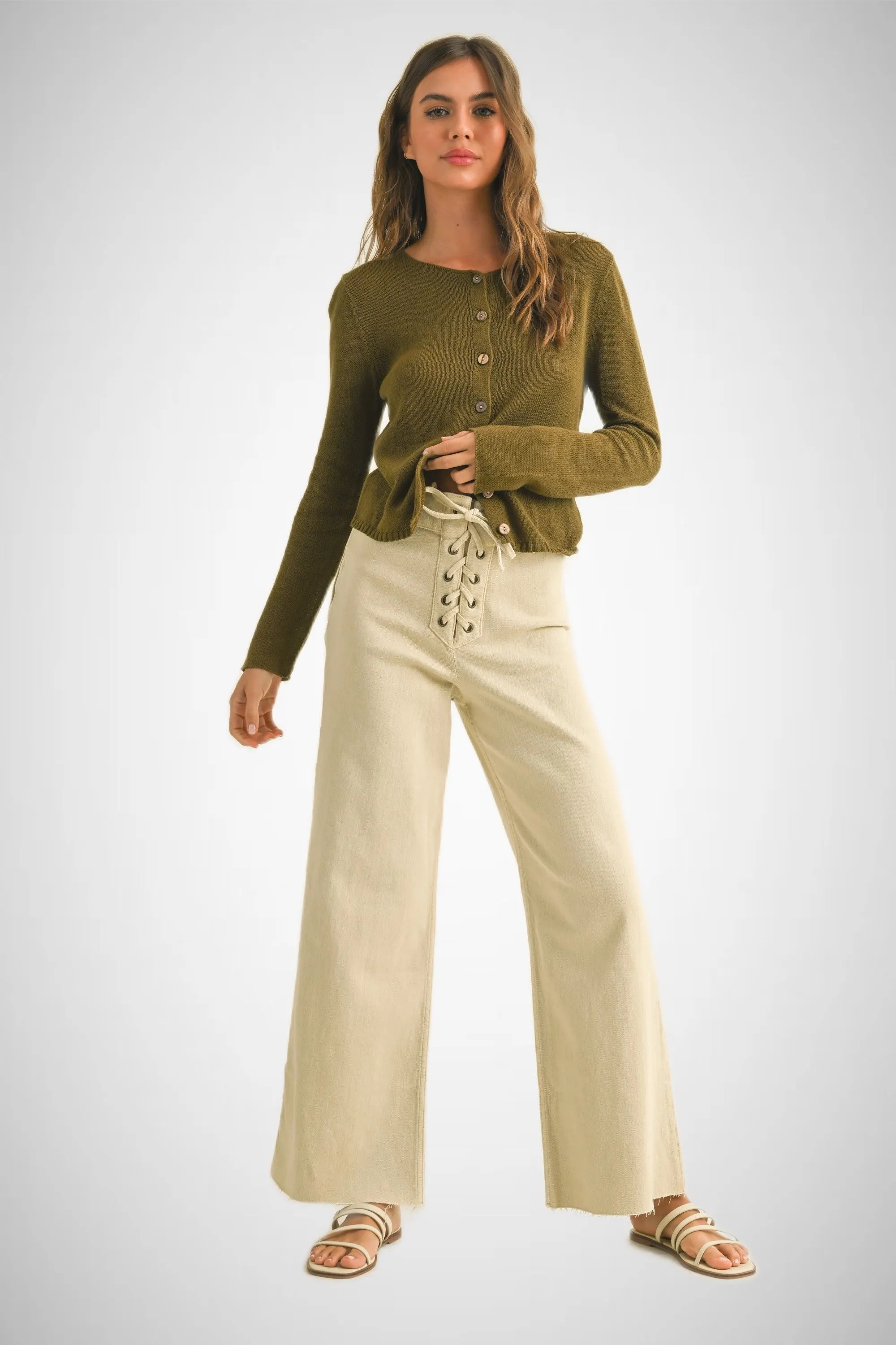 Light Weight Buttondown Cardigan