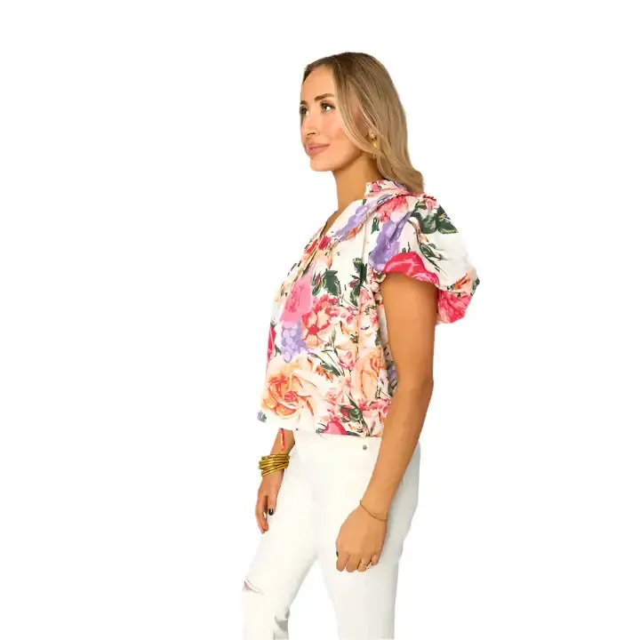 Love Story Ruffle Sleeve Top