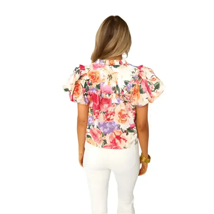 Love Story Ruffle Sleeve Top