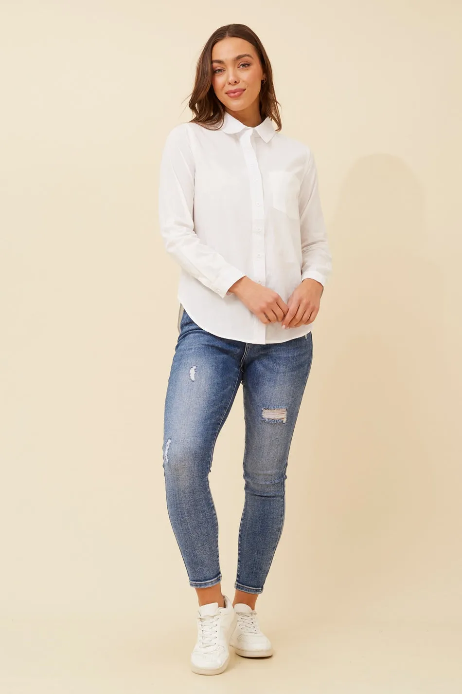 MARGARET SOLID SHIRT