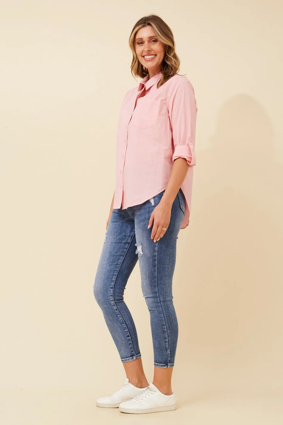 MARGARET SOLID SHIRT