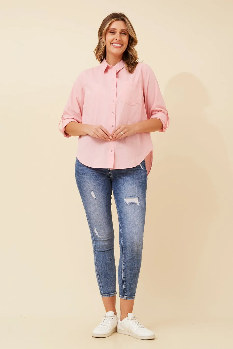 MARGARET SOLID SHIRT
