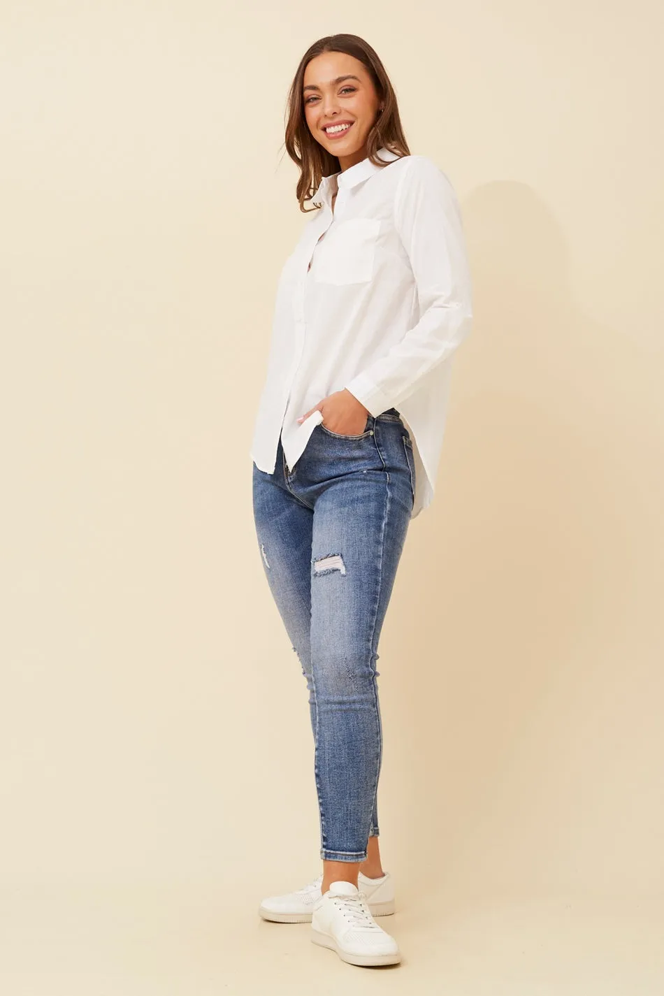 MARGARET SOLID SHIRT