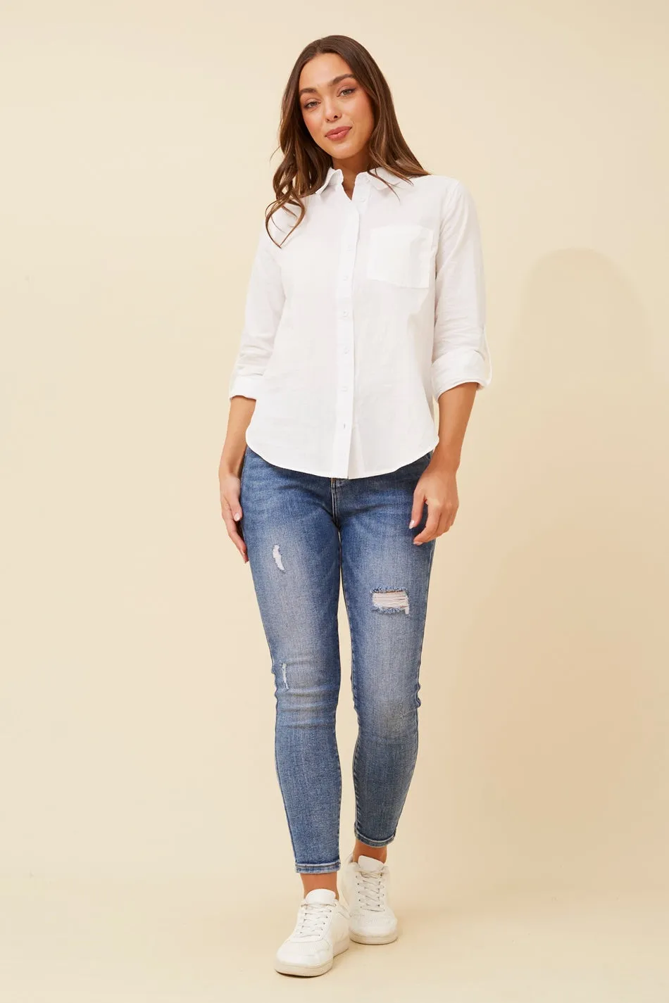 MARGARET SOLID SHIRT
