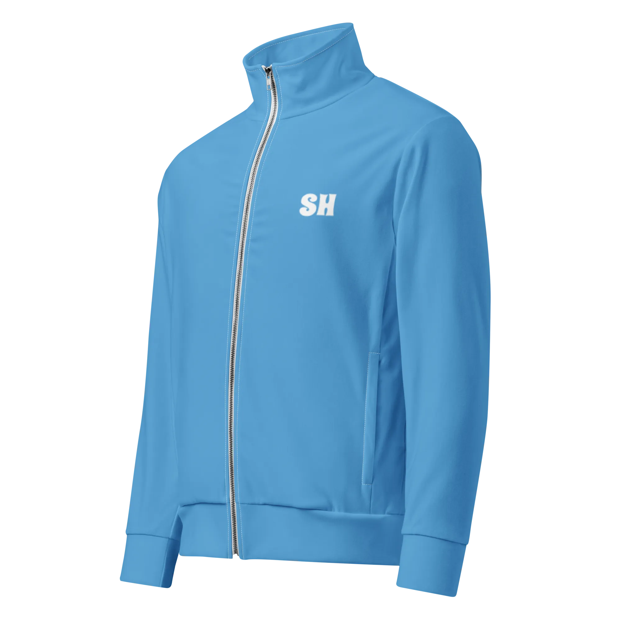 Mens track jacket - Ocean Blue