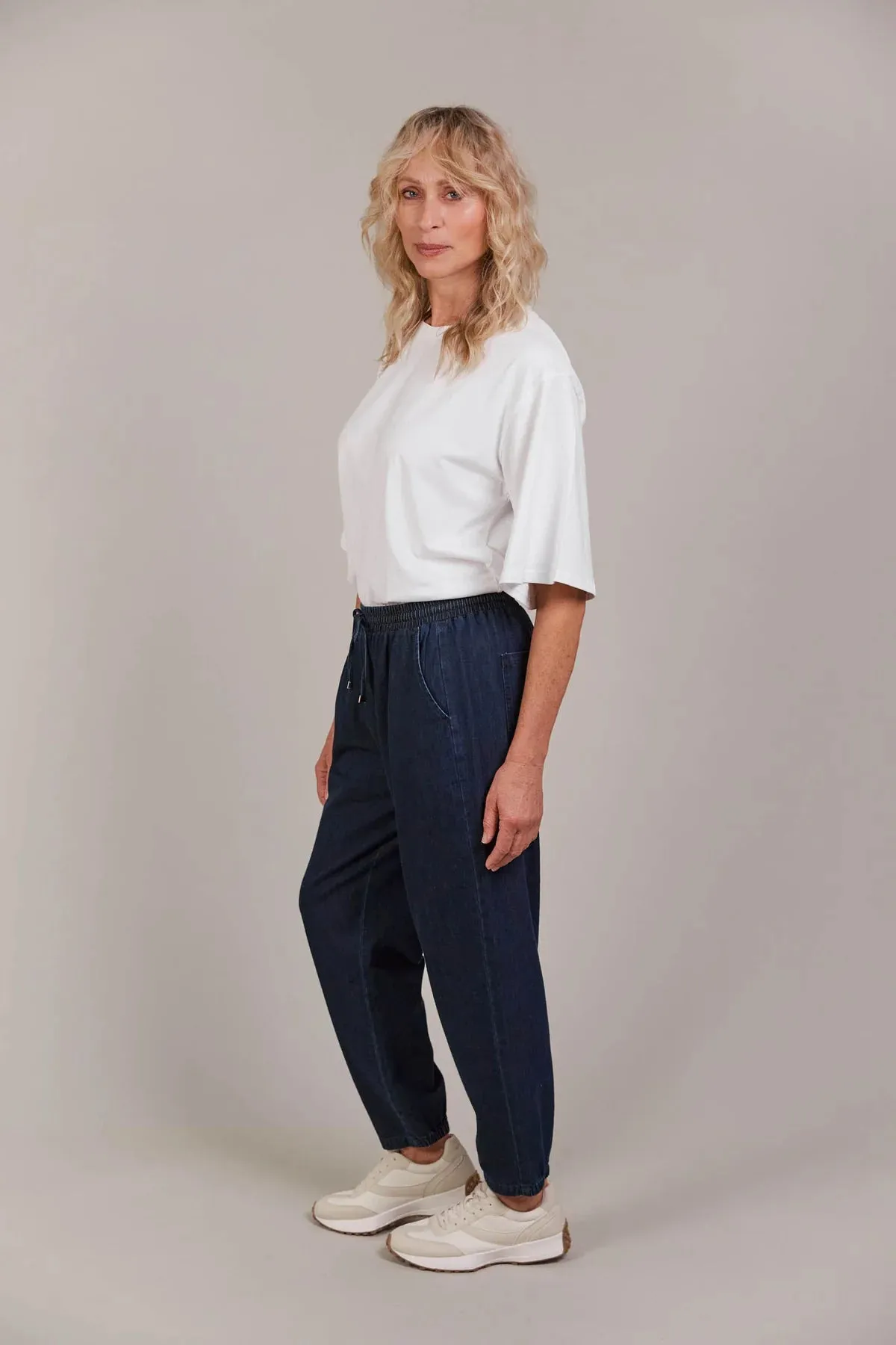 Pepi Relaxed Denim Pant Oxford
