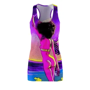 Princess Tiffany Women's Cut & Sew Racerback Dress (AOP)
