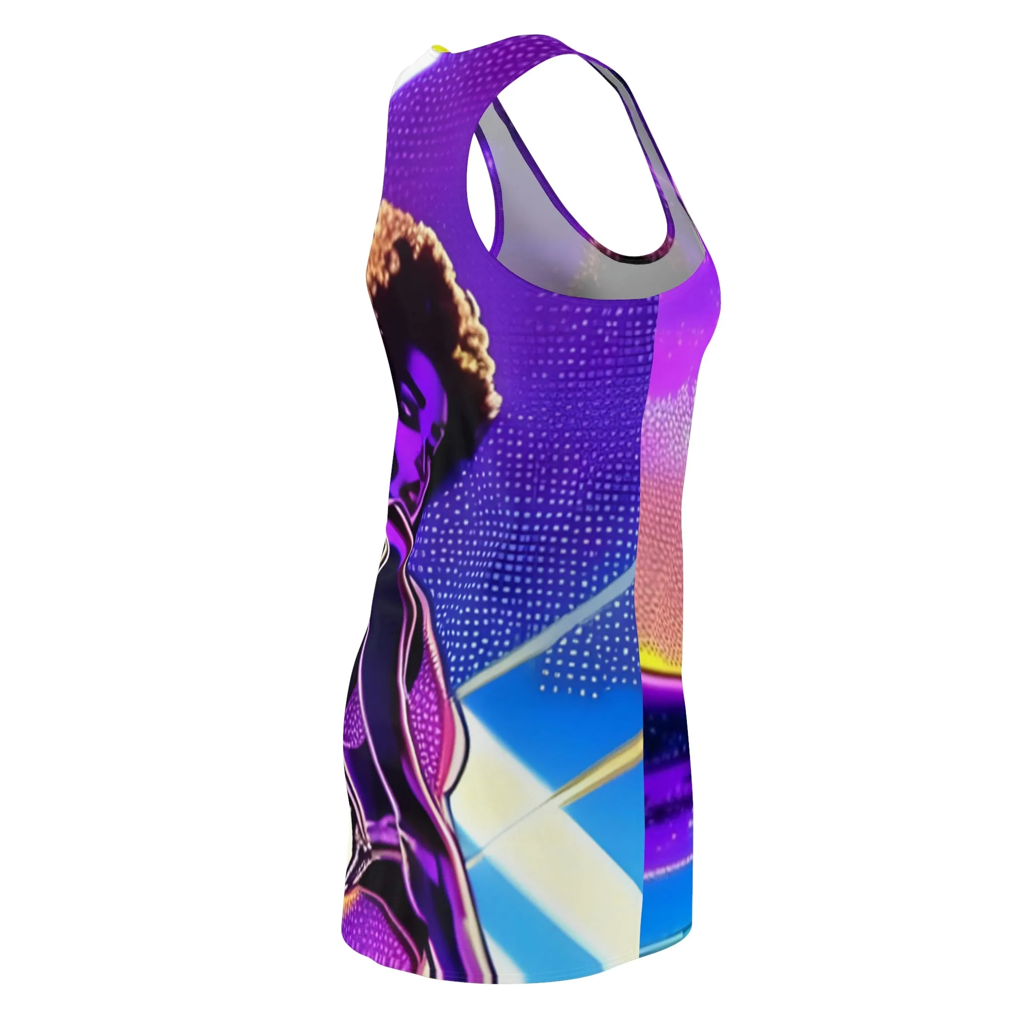 Princess Tiffany Women's Cut & Sew Racerback Dress (AOP)