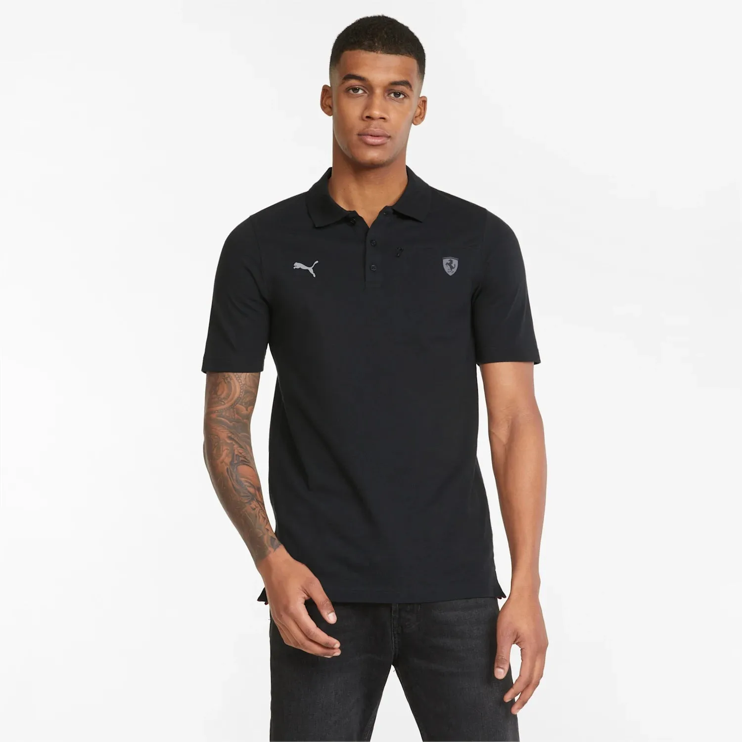 Puma Motorsport Men Scuderia Ferrari Style Polo Shirt