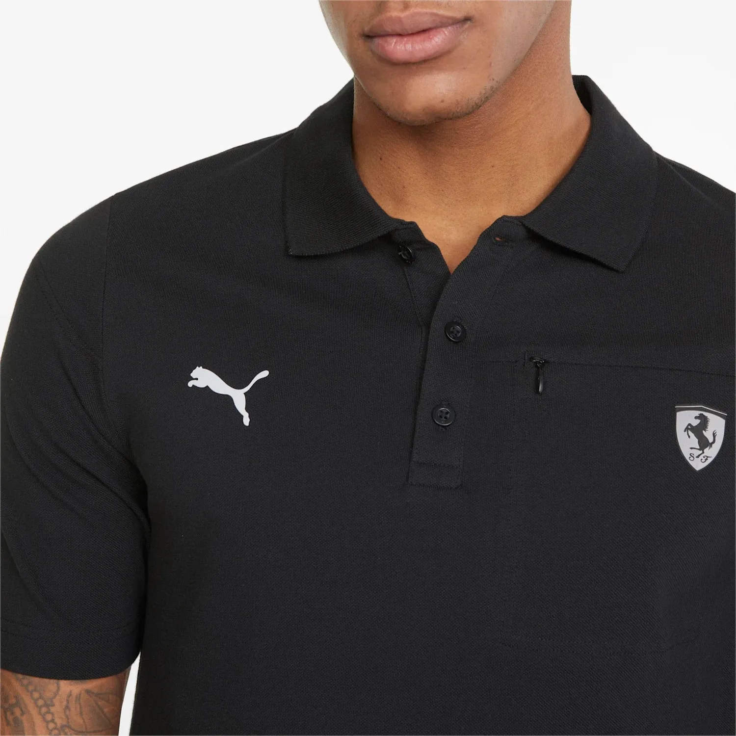 Puma Motorsport Men Scuderia Ferrari Style Polo Shirt