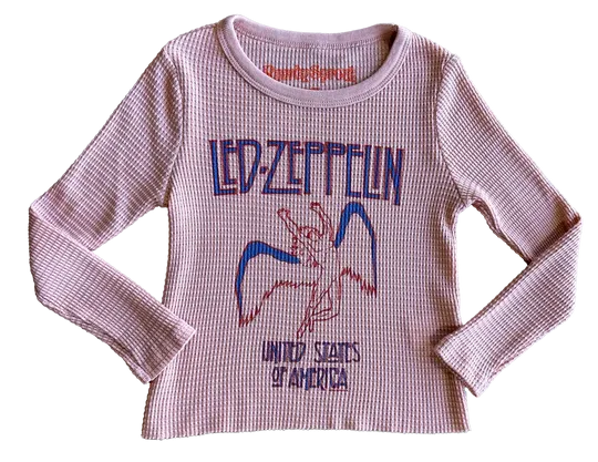 Rowdy Sprout Led Zeppelin LS Thermal Tee