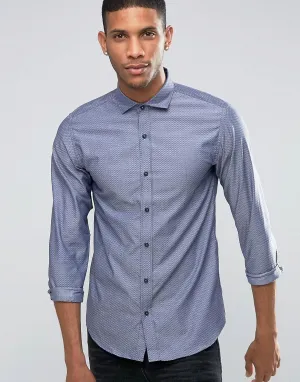 Selected Slim Long Sleeved Structured Shirt