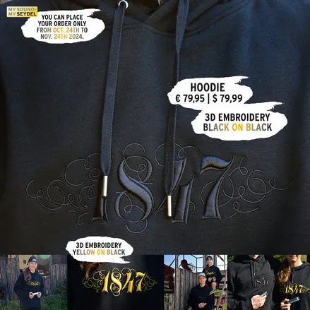 Seydel Cozy 1847 Hoodie- Limited Edition. Includes Free USA Shipping