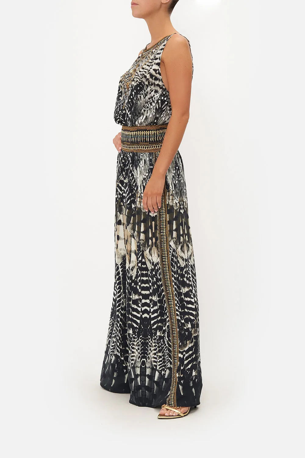 SHIRRED WAIST PANT NIGHT OWL