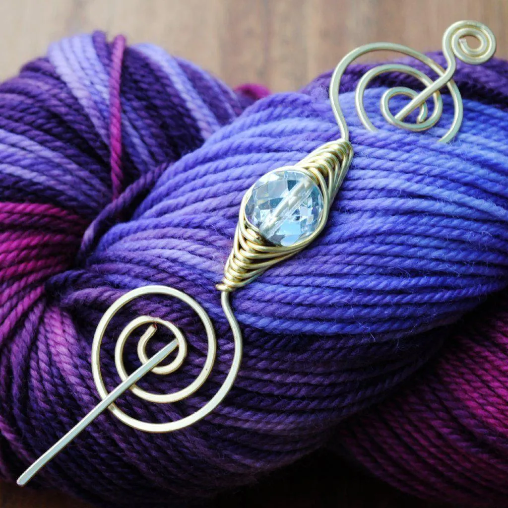 Sparkle Shawl Pin - Gold Noteworthy Classic