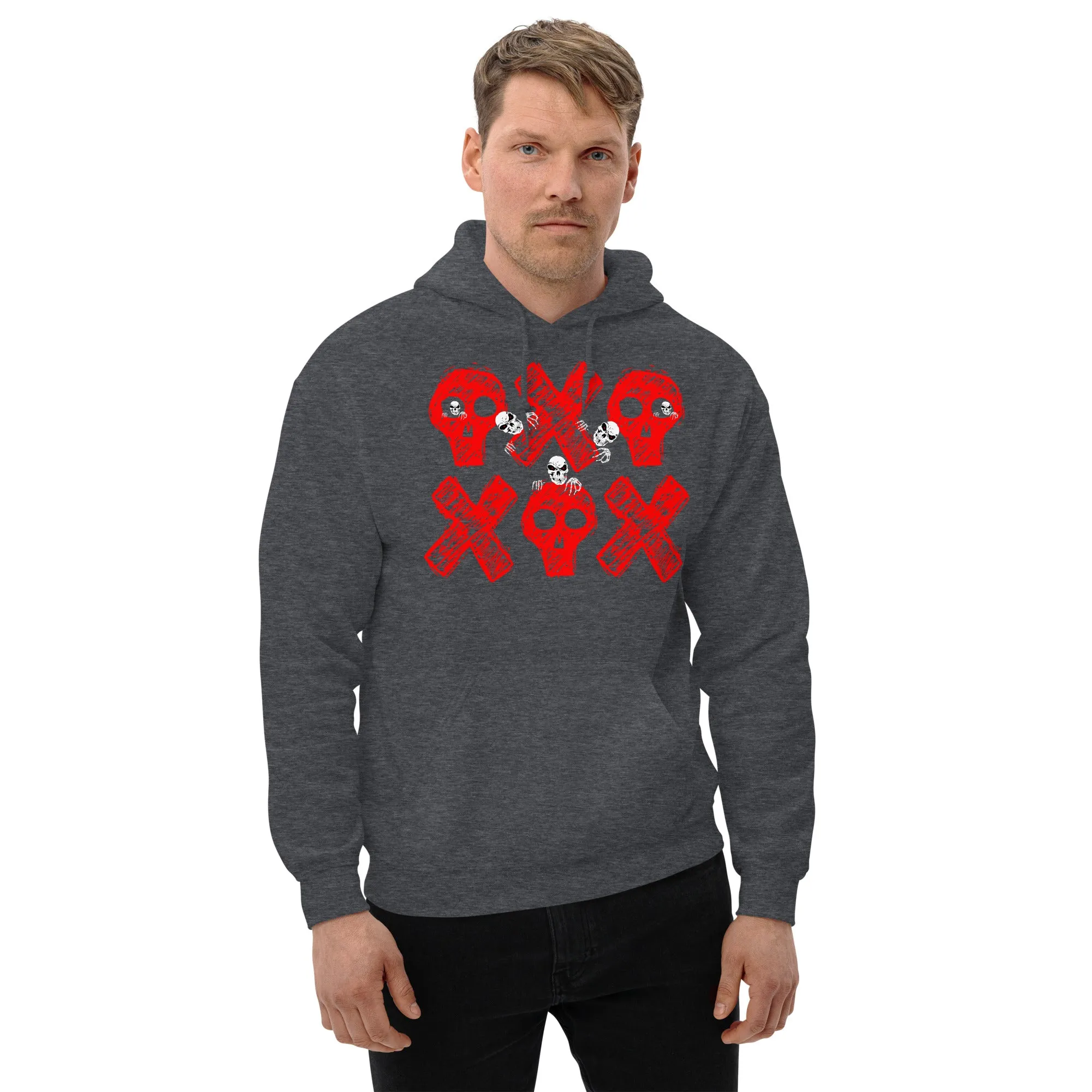 Spooky Show Peek-A-Boo Halloween Ghouls Unisex Heavy Blend Hooded Sweatshirt