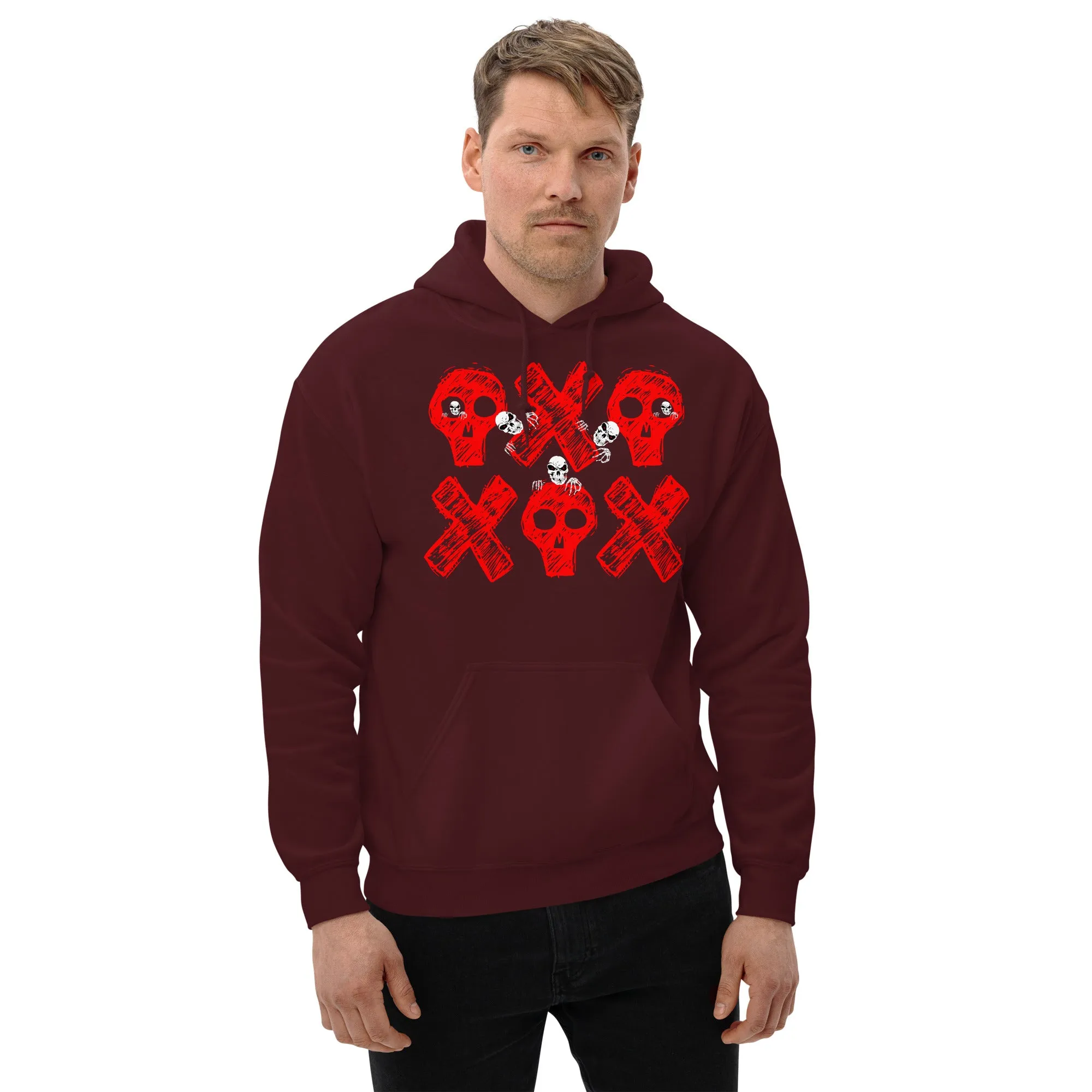 Spooky Show Peek-A-Boo Halloween Ghouls Unisex Heavy Blend Hooded Sweatshirt