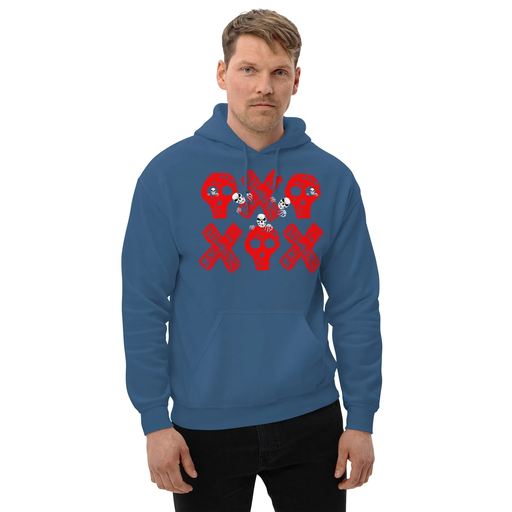 Spooky Show Peek-A-Boo Halloween Ghouls Unisex Heavy Blend Hooded Sweatshirt