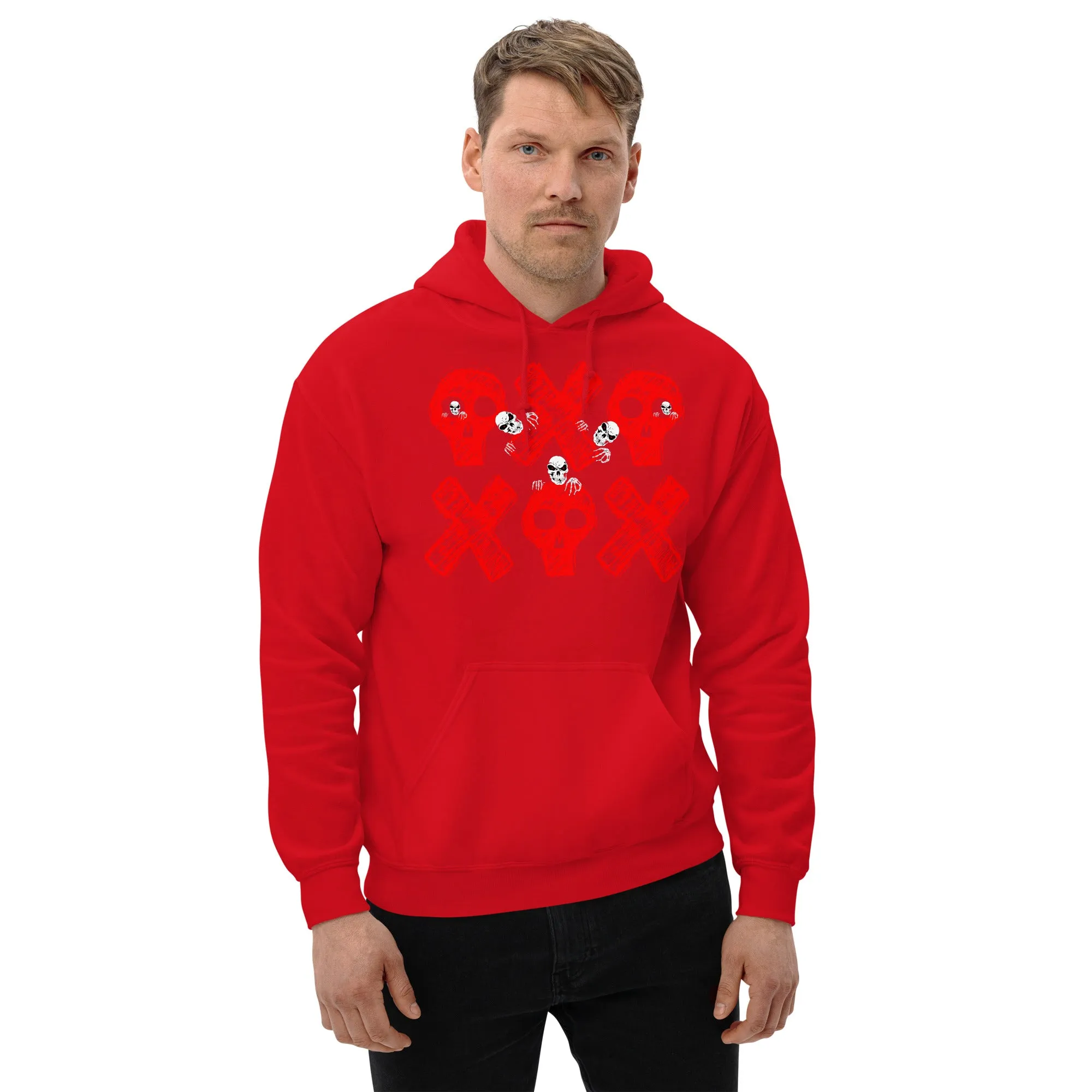 Spooky Show Peek-A-Boo Halloween Ghouls Unisex Heavy Blend Hooded Sweatshirt
