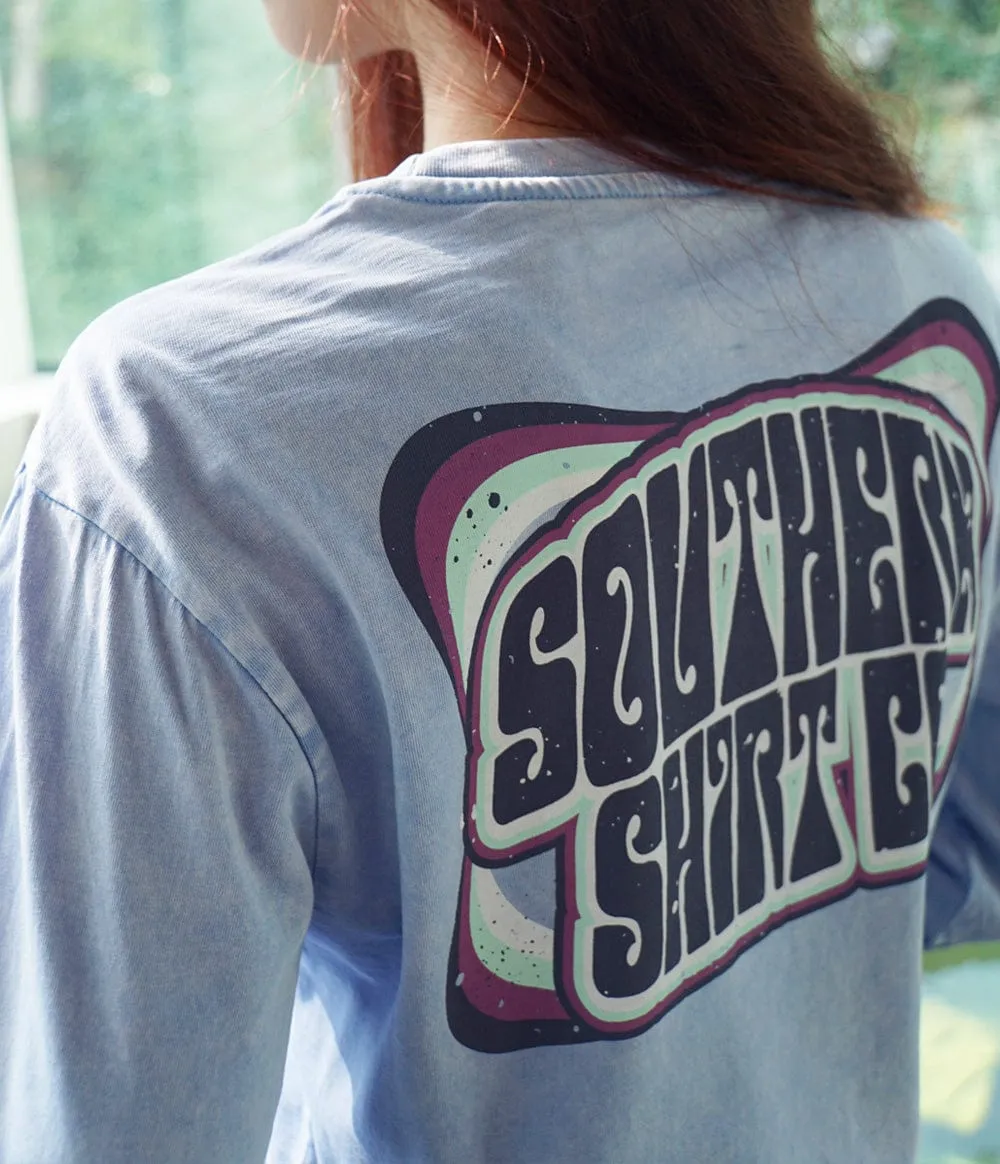 That 70s Tee LS - Powder Blue