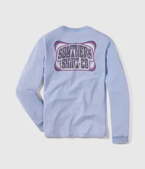 That 70s Tee LS - Powder Blue