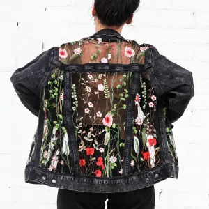 THE BLACK FLORAL JACKET (PREORDER)