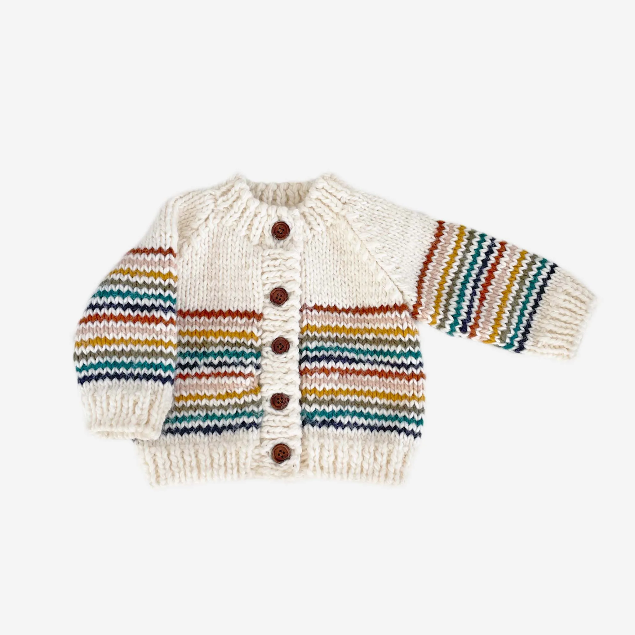 The Blueberry Hill retro stripe cardigan