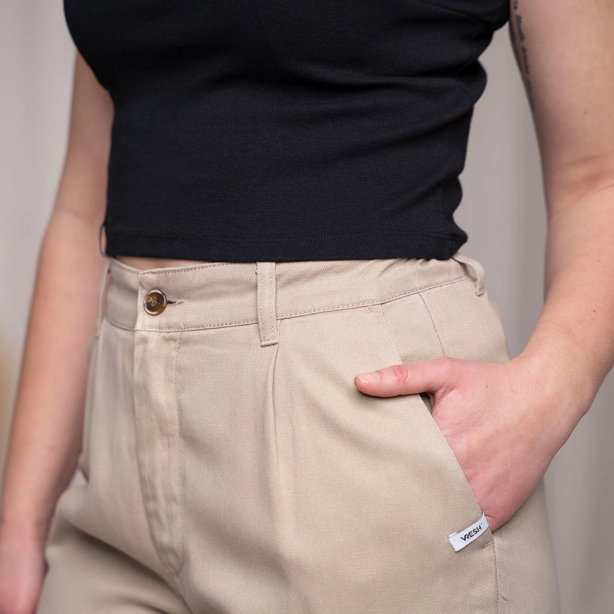Vabia - Slacks aus Tencel, Beige