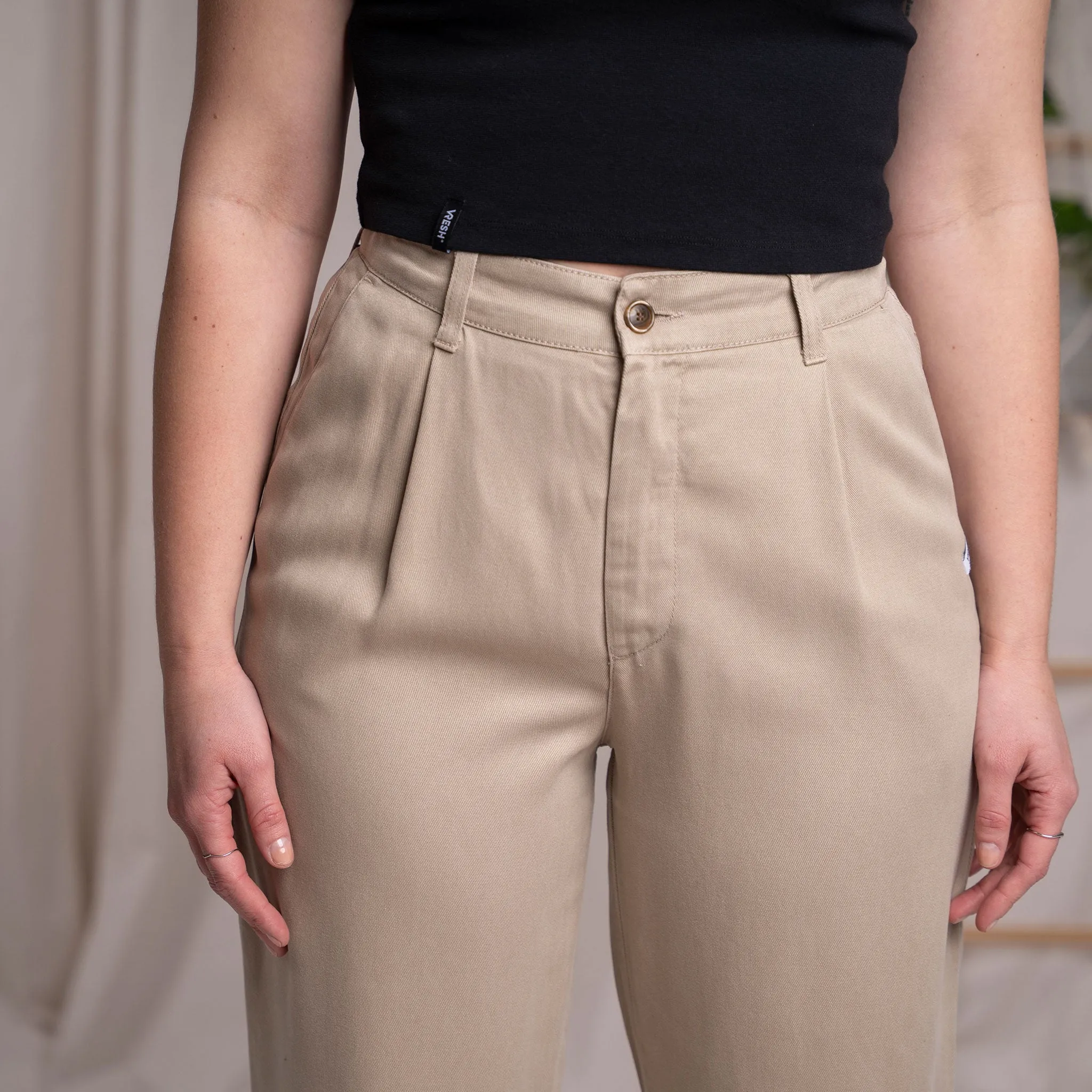 Vabia - Slacks aus Tencel, Beige
