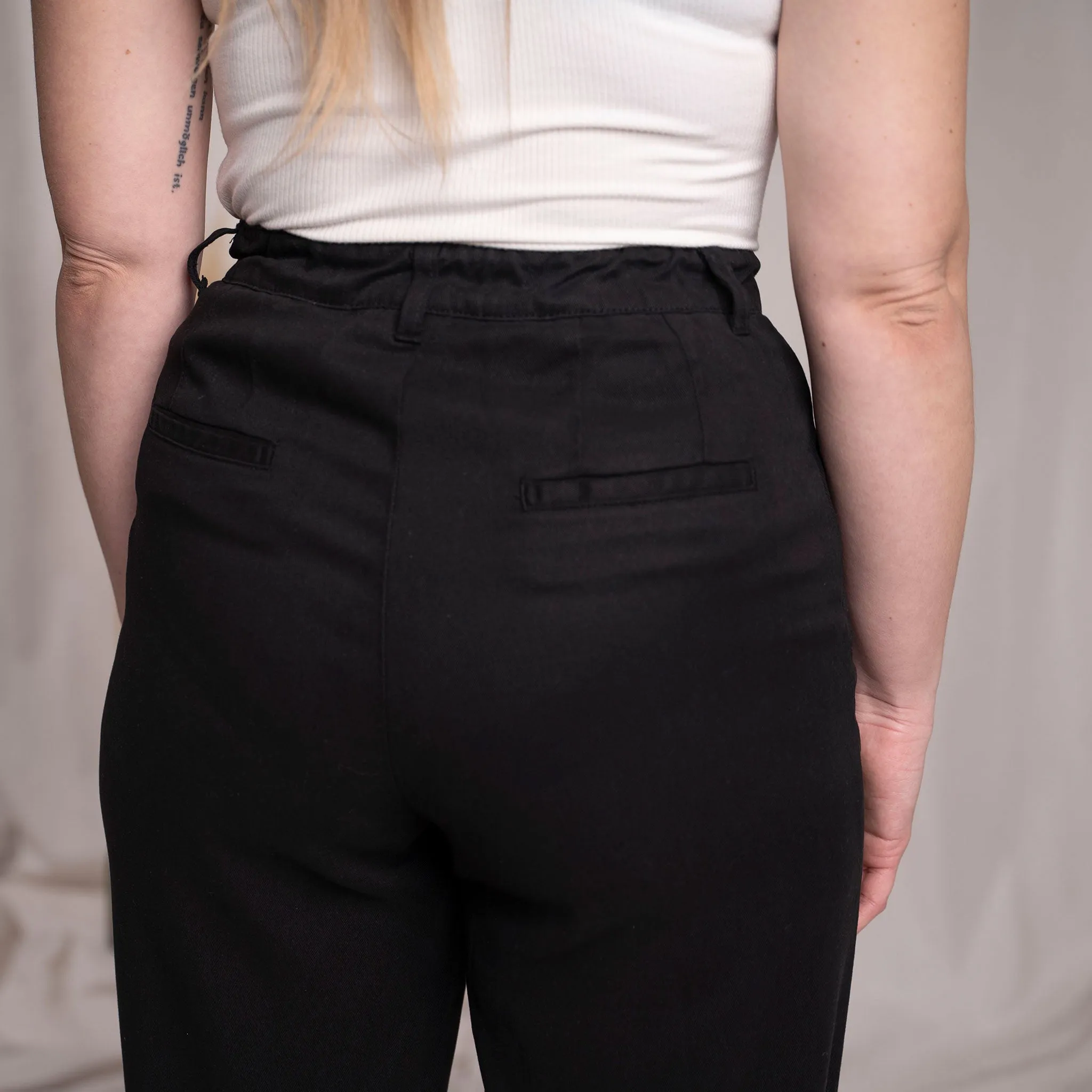 Vabia - Slacks aus Tencel, Schwarz