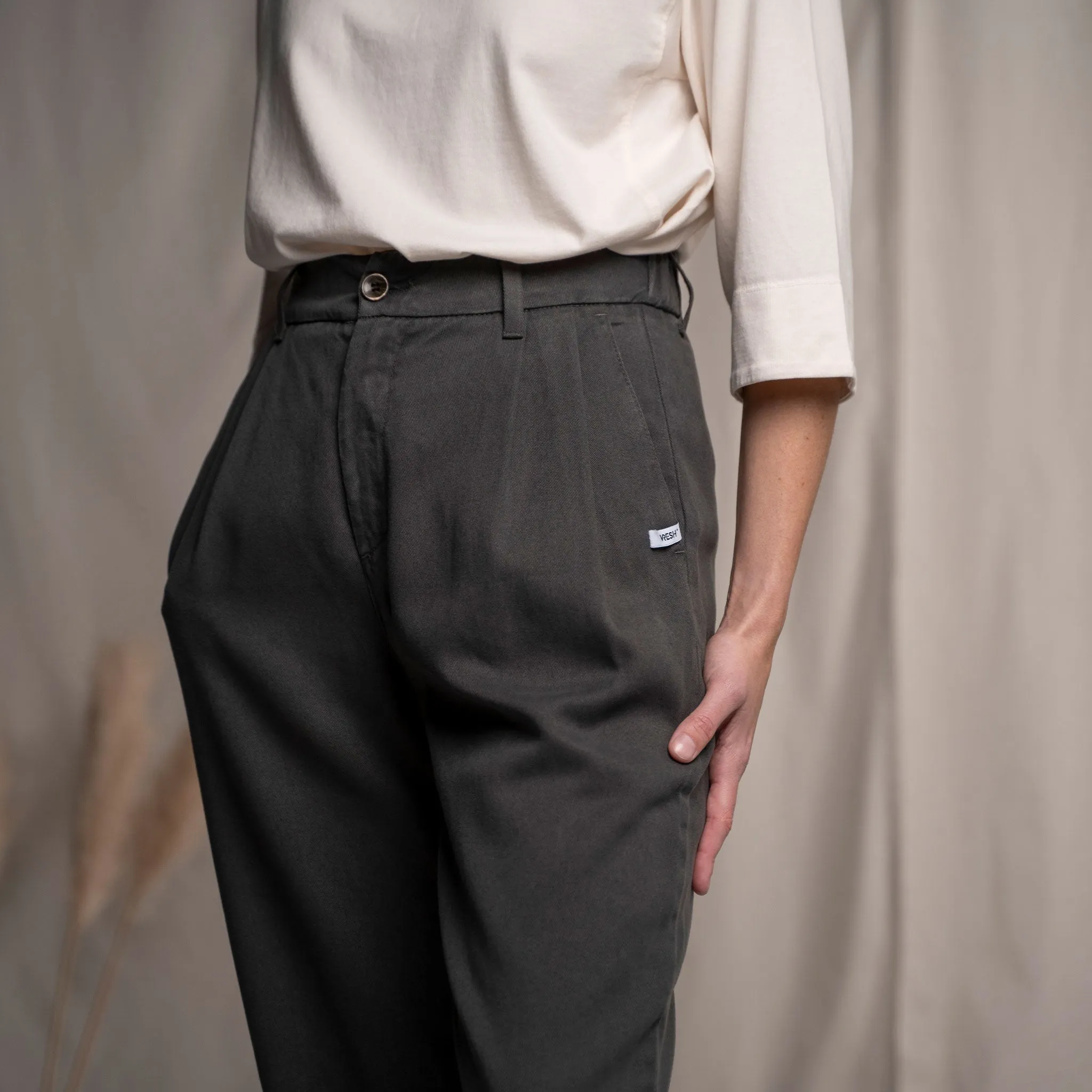 Vabia V1 - Slacks aus Tencel, Dunkelgrau