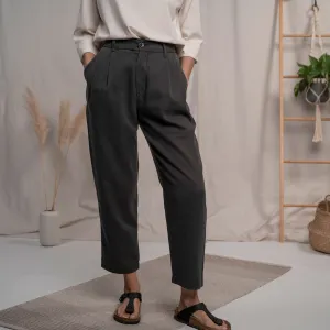 Vabia V1 - Slacks aus Tencel, Dunkelgrau