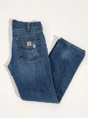 Vintage 2000s Carhartt Painted Relaxed Straight Jeans Sz. 34 x 32