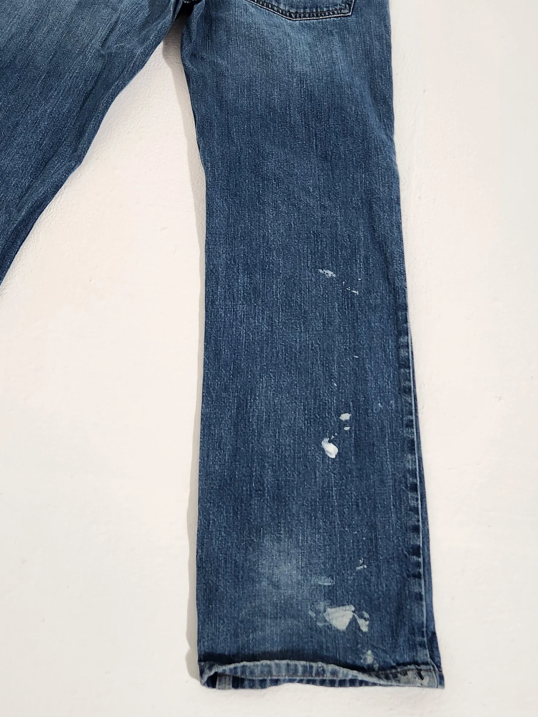 Vintage 2000s Carhartt Painted Relaxed Straight Jeans Sz. 34 x 32