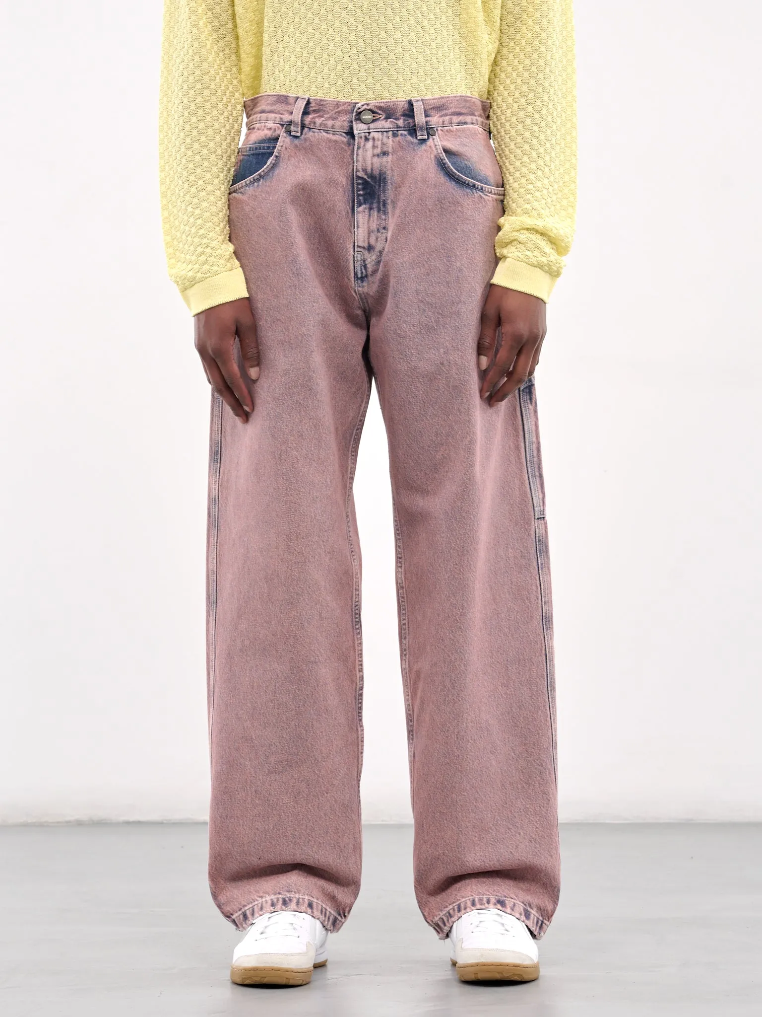 Wide Leg Jeans (PJ002001-PINK)
