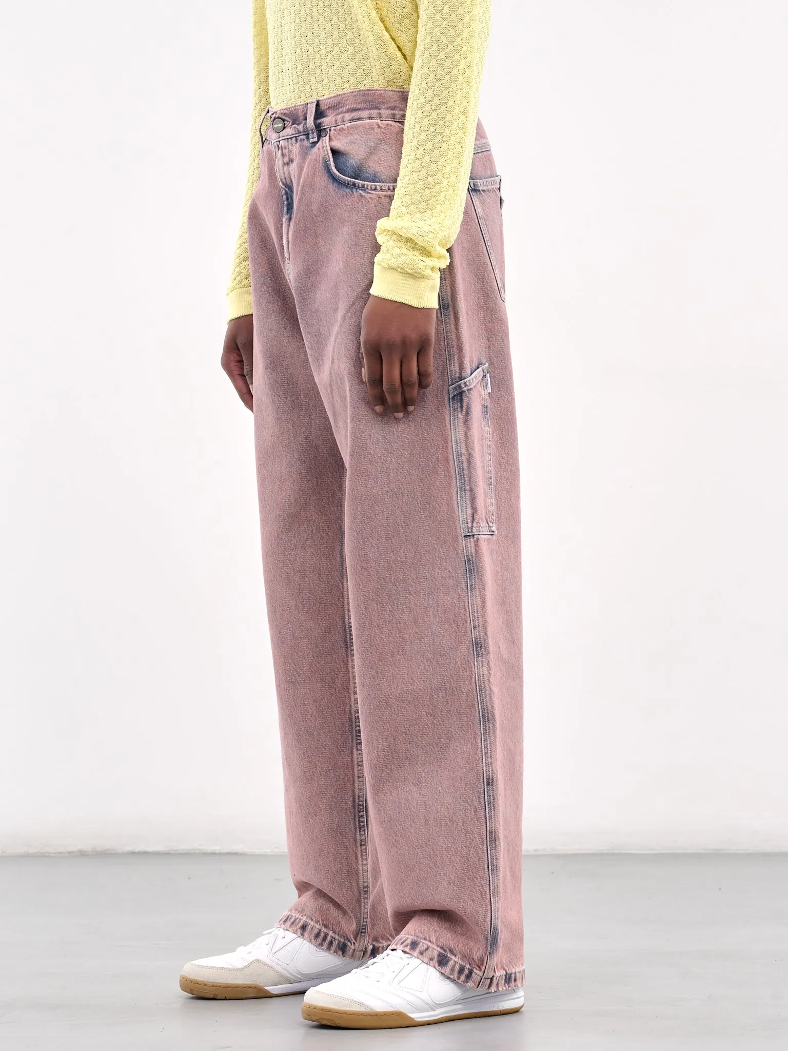 Wide Leg Jeans (PJ002001-PINK)