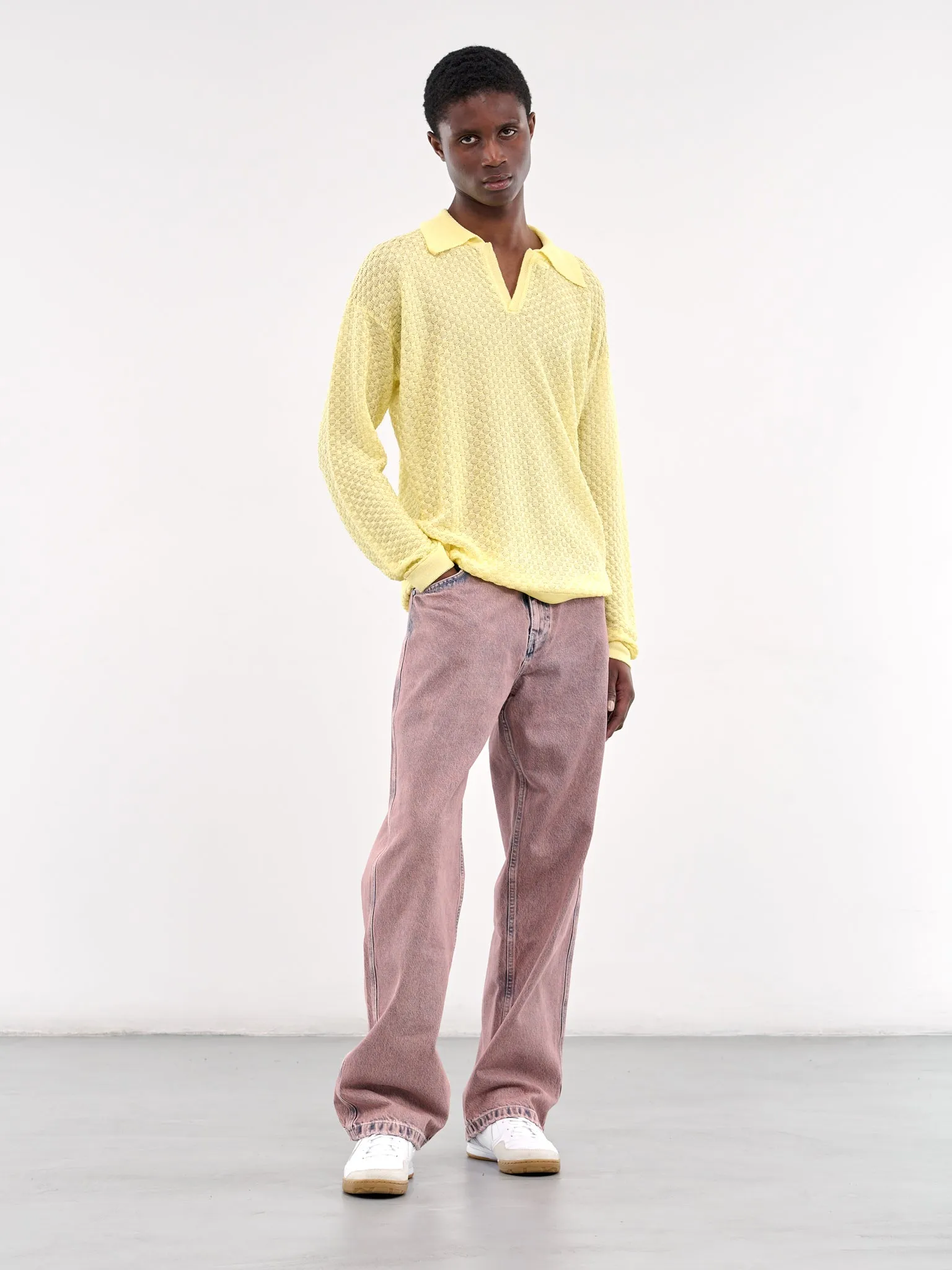 Wide Leg Jeans (PJ002001-PINK)